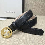 GCBL4 Real leather    3.8CM 95-125CM Belt with all packing
