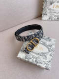 DBL2 Real leather     3.5CM 95-125CM Belt with all packing