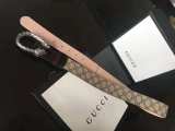 GCBL25 Real leather    3.8CM 95-125CM Belt with all packing