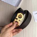 FBL4 Real leather   3.5CM 95-125CM Belt with all packing