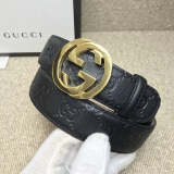 GCBL4 Real leather    3.8CM 95-125CM Belt with all packing