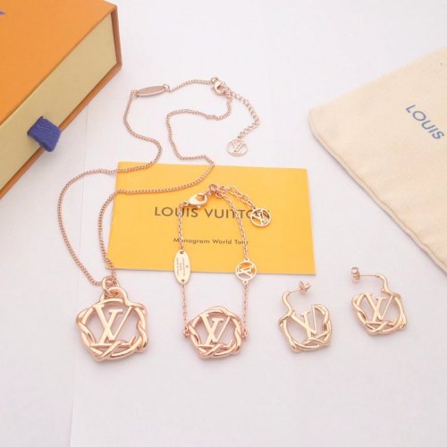 LS2 Fashion new bracelet necklace earring jewelry set