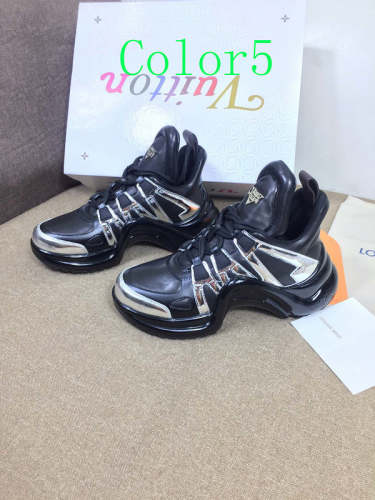 GLS2 shoes leather 5.5cm high with packing for women