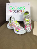 GLS2 shoes leather 5.5cm high with packing for women
