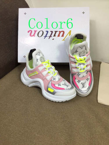 GLS2 shoes leather 5.5cm high with packing for women