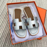 BMHS1 shoes women Leather slippers with all packaging