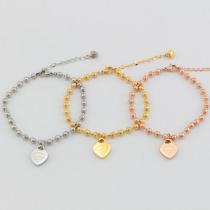 TB48 high quality bead bracelet for women 316L steel gold plated bracelet
