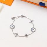 LVB79 316L steell gold plated bracelet flower shell bracelet