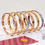 CAB25 Bracelet full diamonds screw bracelet no screwdriver