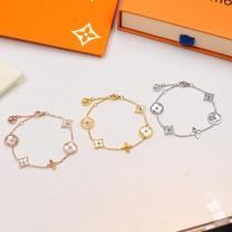 LVB79 316L steell gold plated bracelet flower shell bracelet