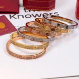 CAB25 Bracelet full diamonds screw bracelet no screwdriver