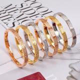 CAB25 Bracelet full diamonds screw bracelet no screwdriver
