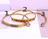 DIB34  Classic D three-piece bracelet for women