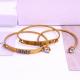 DIB34  Classic D three-piece bracelet for women