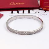 CAB25 Bracelet full diamonds screw bracelet no screwdriver