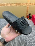 YVS10 Leather slippers couples shoes 36-45 With box