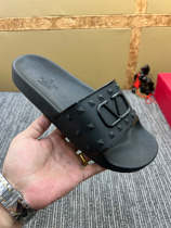 YVS10 Leather slippers couples shoes 36-45 With box