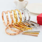 CAB15 brand bangle LOVE screw bracelet with screwdriver The most classic bangle