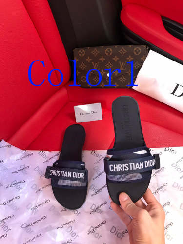 MJDS28 Leather slippers Women shoes 35-42 With box