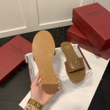MVS20 Leather slippers Women shoes 35-40 With box