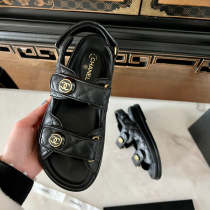 MCS66 Leather slippers Women shoes 35-40 With box