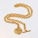 TN3 Necklace 316L steel plating gold Jewelry