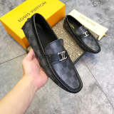 BMLS9 cowhide Shoes Leather Man Shose 38-45 with box