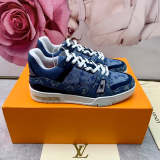 LLS5 High quality leather shoes women 35-41 or man 40-45 with box