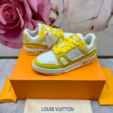 LLS2 High quality leather shoes women 35-41 or man 40-45 with box