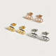 GE20 High quality 316L steel Gold Plated earring studs for women jewelry