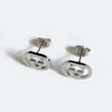 GE20 High quality 316L steel Gold Plated earring studs for women jewelry