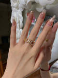 DJ089 316L steel plating gold ring Jewelry