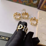 DJ089 316L steel plating gold ring Jewelry