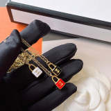 CX458 Necklace 316L steel plating gold necklace jewelry
