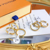 LVJ033 316L steel plating gold ring Jewelry
