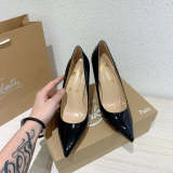 HCL3 Women Heel 6.5 8.5 10CM Leather shoes 35-40 with box