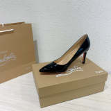 HCL3 Women Heel 6.5 8.5 10CM Leather shoes 35-40 with box