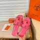 MJHS9 Leather slippers Women shoes 35-42 With box
