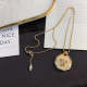 VEX208 Women's Gold Plated Necklace Jewelry