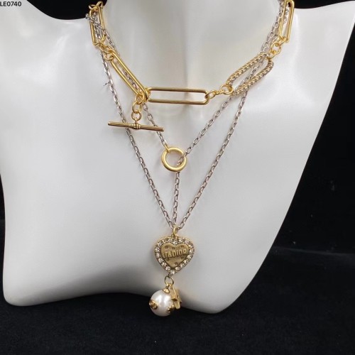 DN100  Necklace copper plating gold Jewelry