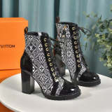 OLS22 Leather Women 9.5CM shoes 35-42 With box