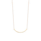 TN016  Women's smiley face stainless steel necklace jewelry
