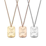 LVN010    Letter long pendant necklace jewelry
