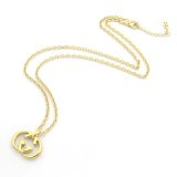 GN03   Letter Pendant Necklace Jewelry