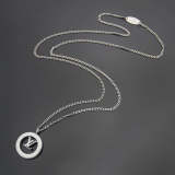 LVN09    Letter Pendant Necklace Jewelry