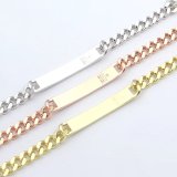 GB02   Square gold-plated bracelet jewelry