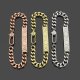 GB02   Square gold-plated bracelet jewelry