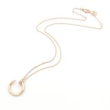 CAN01   Head and tail diamond pendant necklace jewelry