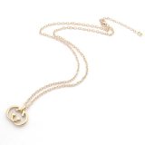 GN03   Letter Pendant Necklace Jewelry
