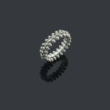 CAJ01    Ring with diamond bullet shape